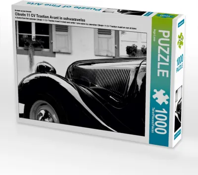 Produktbild von Calvendo Ein Motiv aus dem Kalender Citroën 11 CV Traction Avant in schwarzweiss 1000 Teile Puzzle quer 640x480mm, Laue Ingo; 7342297