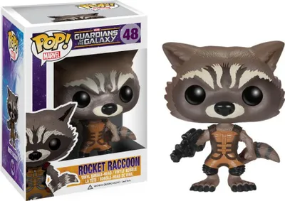 Obrázok produktu pre FUNKO Pop! Marvel: Guardians of the Galaxy - Rocket, zberateľská figúrka, Komiks