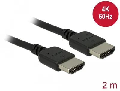 Immagine prodotto di Delock Cavo HDMI Premium 4K 60 Hz 2 m