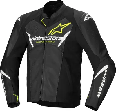 Produktbild von Alpinestars Jacke Fstr V3 Airflw Lthr Blk