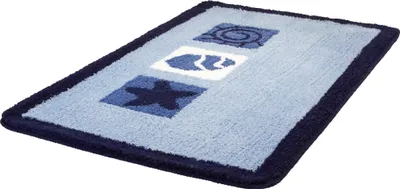 Produktbild von Kleine Wolke Badteppich BEACH Azur 55 x 65 cm