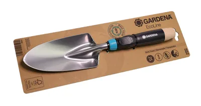 Zdjęcie produktu dla GARDENA 17700-20 EcoLine Łopatka do kwiatów – wysokiej jakości stal zawierająca 25% metalu pochodzącego z recyklingu