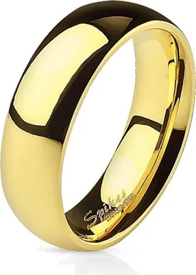 Produktbild von 62 (19.7) Ring klassisch Gold aus Edelstahl Uni