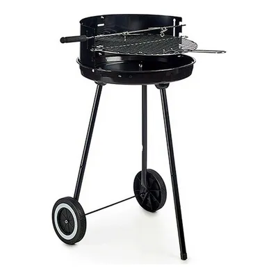 Produktbild von La Dehesa Holzkohlegrill Ø 42 cm mit Rädern Grillrost Garten Camping Schwarz