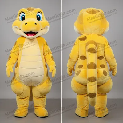 Immagine prodotto di Mascotte MASTICOT serpente pitone giallo