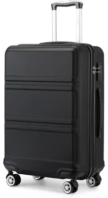 Immagine prodotto di Valigia rigida M (55 cm), colore nero, materiale ABS, capacità 36 litri, serratura TSA, 4 ruote
