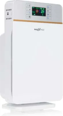 Zdjęcie produktu dla MAXXMEE Cyfrowy oczyszczacz powietrza - z 6-stopniowym procesem oczyszczania - biały/srebrny
