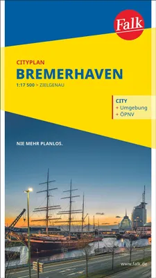 Obrázok produktu pre Falk mapa mesta Bremerhaven 1:17 500