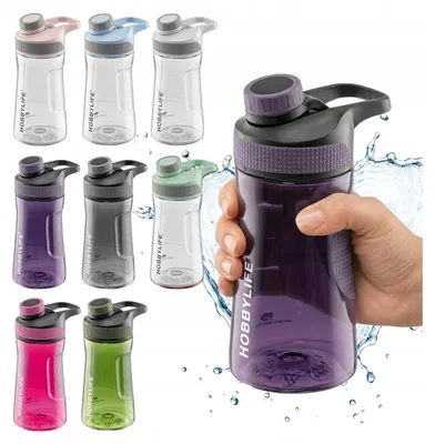 Produktbild von 530-ml-Trinkflasche für Schule, Schule, Arbeit, Kinder, auslaufsicher, BPA-frei