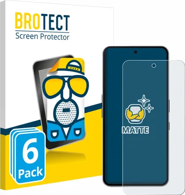 Produktbild von 6x BROTECT Schutzfolie für Nothing Phone (3a) Pro Displayschutz Displayschutzfolie Folie Matt Entspiegelungsfolie