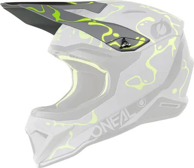 Produktbild von O'NEAL Visor 1SRS Helmet SPLASH gray/neon yellow