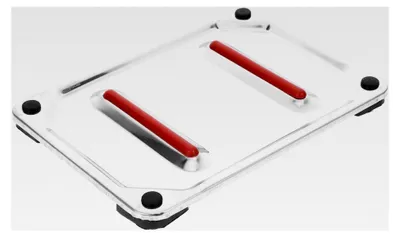 Produktbild von Edelstahl Bügeleisenauflage Hitzebeständige Bügeleisenschutzmatte Formstabile Bügelbrettunterlage