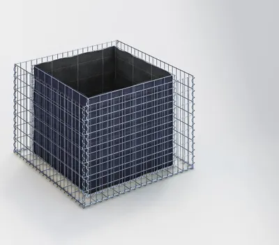 Produktbild von Hochbeet eckig 100 cm x 70 cm x 100 cm (L x H x T), Maschenweite 5 x 10 cm, Wandstärke 10 cm