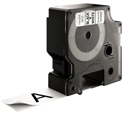 Image de DYMO D1 Standard - Black on White - 24mm ruban d'étiquette