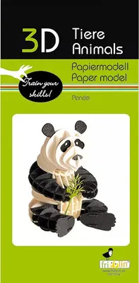 Produktbild von Fridolin - Bausatz Panda Papier