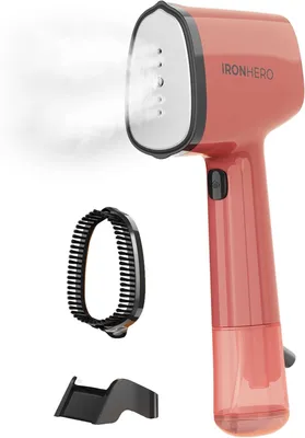 Produktbild von Dampfglätter 1500W mit 25g/min Dauerdampf, 2 Modi, Keramik-Aluminiumsohle, 30s Aufheizen, Auto-Off, tragbarer Steamer für Kleidung & Textilien