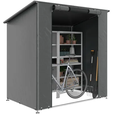Produktbild von Outsunny Zeltgarage 1,9x1,2 m Wasserdicht Garagenzelt mit Reißverschlusstür