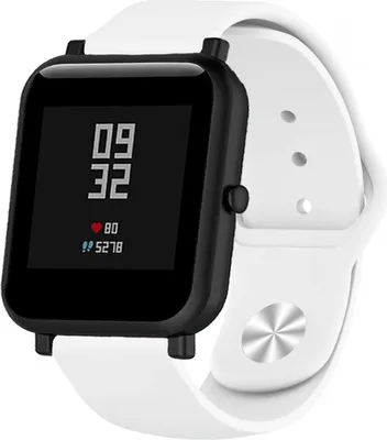 Produktbild von Strap-it Xiaomi Amazfit Bip Sportarmband (Weiß)