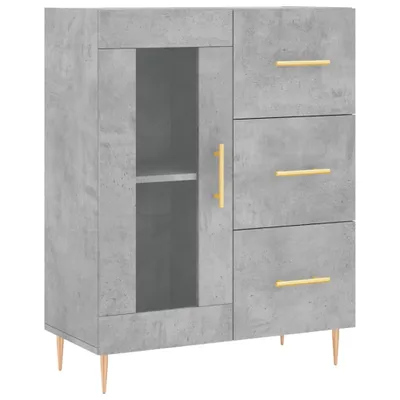 Produktbild von Sideboard Betongrau 69,5x34x90 cm Holzwerkstoff