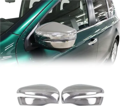 Image de Coques de Rétroviseurs pour Mercedes Classe X 2017-2021 en Acier Chromé Argent