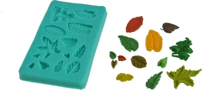 Produktbild von Silikonform für Zuckerpaste LEAVES