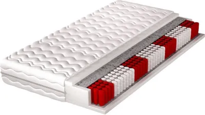 Image de Matelas à ressorts et mousse Tigis de fermeté moyenne, 80x200