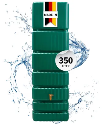 Productafbeelding van 4rain SLIM wandtank 350 L donkergroen, AI-gegenereerde afbeelding