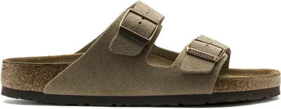 Produktbild von Birkenstock Arizona Wildleder Taupe Schmales Fußbett - Pantoffel - 951303