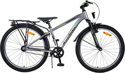 Produktbild von Volare Cross Kinderfahrrad - Jungen - 24 Zoll - Dunkelgrau