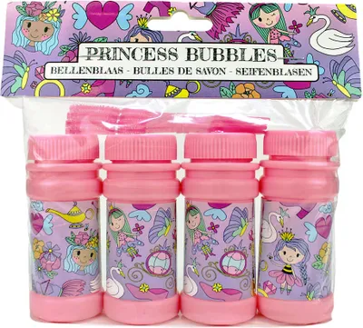 Zdjęcie produktu dla Zestaw 4 baniek mydlanych Princess - ok. 60 ml na butelkę