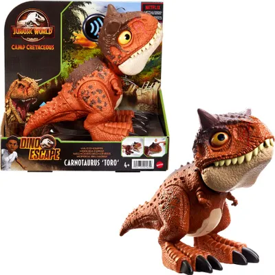 Zdjęcie produktu dla Figurka dinozaura Jurassic World Bite Attack Carnotaurus Toro