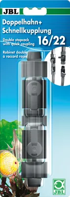Produktbild von JBL Doppelhahn + Schnellkupplung 16/22 +