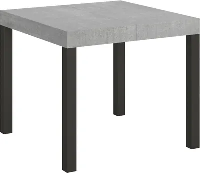 Produktbild von Ausziehbarer Tisch 90 x 90/246 cm, Gestell "Everyday Cement Anthrazit".
