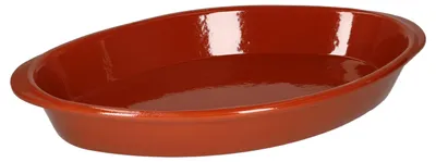 Produktbild von Ovale Auflaufform Boris Ton 39x23cm Größe L Mittelalter Wikinger