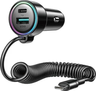 Zdjęcie produktu dla Szybka ładowarka samochodowa SiGN 90 W 3 w 1 z kablem USB-C