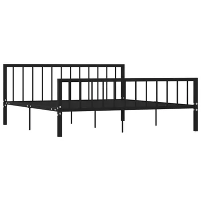 Obrázek produktu pro vidaXL Postelový rošt Black Metal 180×200 cm