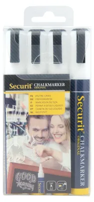 Immagine prodotto di Marcatore a gesso Securit MEDIUM, confezione da 4 pz