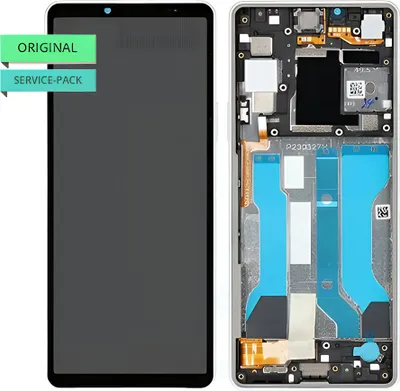 Produktbild von Original OLED HDR Display Touchscreen Bildschirm Rahmen Weiß für Sony Xperia 10 V XQ-DC72, XQ-DC54 & Werkzeug