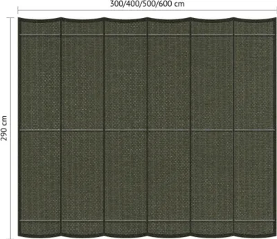Produktbild von SHADOW COMFORT 2,9 x 4 m Faltsonnensegel Sonnensegel Deep Grey