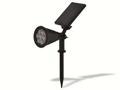 Obrázok produktu pre OPTONICA LED svetlo na cestu 9322 solárny záhradný reflektor, 1,5 W, 3000 K, čierny
