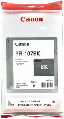 Produktbild von Canon PFI-107BK Druckerpatrone 1 Stück(e) Original Schwarz