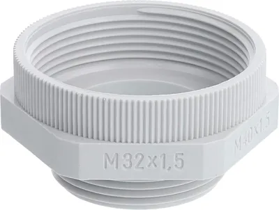 Productafbeelding van WISKA verlengerstuk, mannelijk/mannelijk, van M32x1,5 naar M40x1,5, type KEM-M32/M40, zeshoekig, polyamide (PA), aansluitdraad 12,0mm - 1 stuk