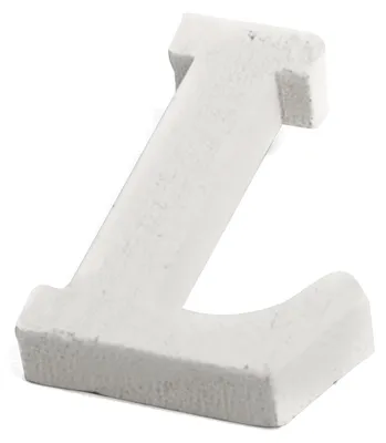 Immagine prodotto di Lettera "l" in legno bianco, 5 cm, per matrimoni - Taglia unica