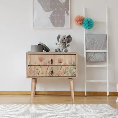 Immagine prodotto di Skye Decor, City Two Tulip, comodino, multicolore, 100% pannelli di particelle rivestiti in melamina, 60 x 40 x 61 cm