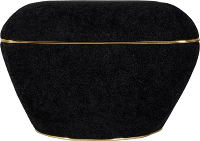 Produktbild von Hocker Contessa 110 Schwarz / Gold