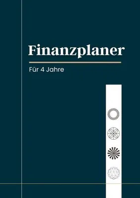 Produktbild von A5 Finanzplaner undatiert für 4 Jahre, 104 Seiten, minimalistisches Design