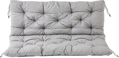 Obrázok produktu pre Vankúš s operadlom na záhradnú lavičku - pohodlný a štýlový - 1 kus - sivý - 150 x 98 x 8 cm