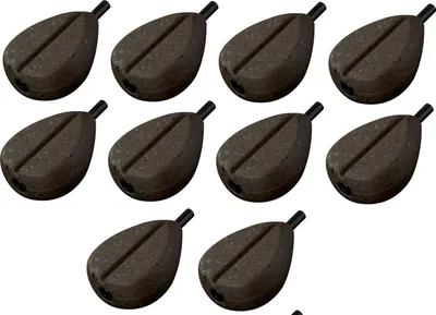 Produktbild von 10 Fox Camotex Flat Pear Inline, Gewicht:56g
