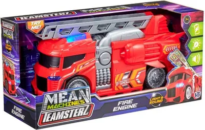 Image de Jouet Teamsterz camion de pompier avec son et lumière - Mean Machines