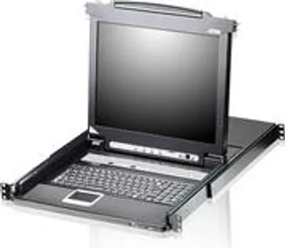 Produktbild von ATEN CL5708N - 48,3 cm (19") - LCD - USB - Spanisch - QWERTY - 0 - 50 °C